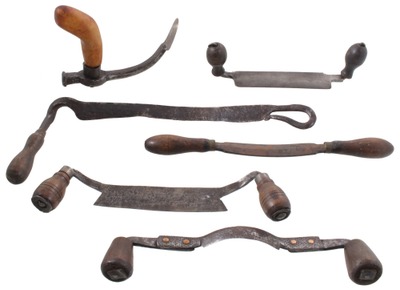 Assorted Makers: Coll. Of Four Early Type Draw Knives