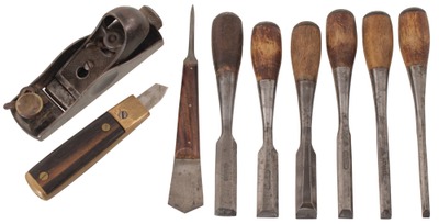 Assorted Makers: Lot Of Sound & Usabl Woodworking Tools