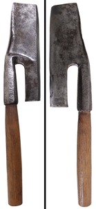 Naud/Romans, Drôme, France: Unus. Small Size "Doloire" Axe