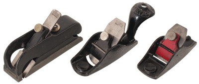 Stanley Rule & Level: Three Small Size Woodworking Planes