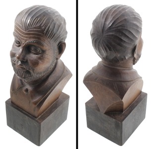 Unmarked: Hand Carved Figure Of A Bearded Man