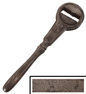 george Meader, Ottawa, Illinois: Meader's Patent Ratchet Wrench