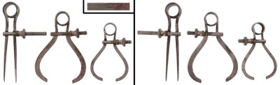 J. Stevens & Company, Chicopee Falls, Massachusetts: Three Page & Hadley Patent Calipers