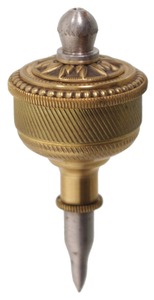 Unmarked: Showy Brass & Iron Plumb Bob