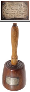 Urston Wesleyan Church/Urston, En: Orig. Presentation Trop. Hdwd. Mallet