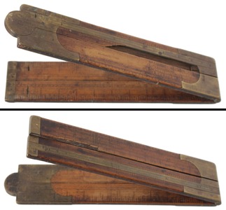 H. Chapin, U.S. Standard: Rare 2-Foot, 2-Fold Folding Rules