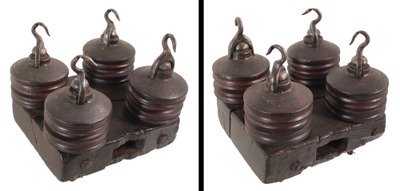 Unmarked: Early Wood & Iron Rope Winding Machine