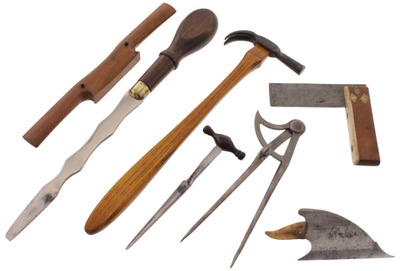 Assorted Makers: Lot Of Extra Clean Early Woodworking To