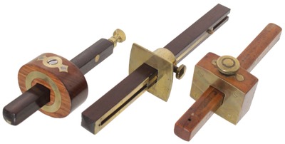 Assorted Makers: Three Exotic Wood Marking Gauges