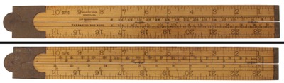 Stanley Rule & Level, No. 4: Two Foot/Four Fold Folding Rule