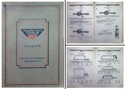 Millers Falls Company, Millers Falls, Massachusetts, No. 39: General Line Catalog