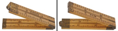 Stanley Rule & Level, No. 64: One-Foot, Four-Fold Folding Rule