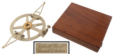 Elliott Brothers, Strand, London, England: Extra Clean 360 Degree Protractor