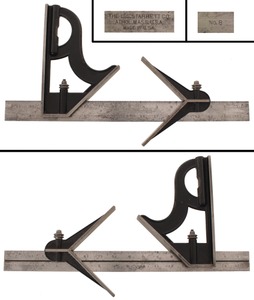 L.S. Starrett Company, Athol, Massachusetts, No. 8 H: Rare 18" Blade Combination Square