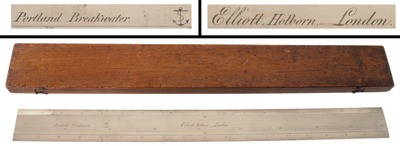 Elliott Brothers, Strand, London, England: Dbl. Beveler. Silver Rule