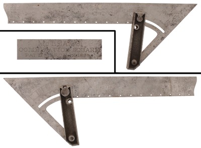 Mc Lean, John/Millers Ferry, Al: Mc Lean's Patent Com Square & Bevel