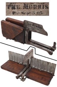 Allen B. Morris, Marshalltown, Iowa: "The Morris" Patent Folding Mitre Box