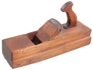 Unmarked: 18th C. Yellow Birch Cornince Molding Pla