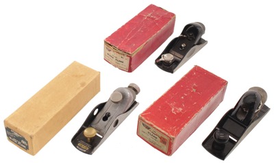 Assorted Makers: Three Original Box Woodworking Plane