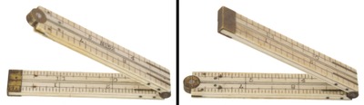 H. Chapin (Unmarked), No. 52: One-Foot, Four Fold Folding Rule