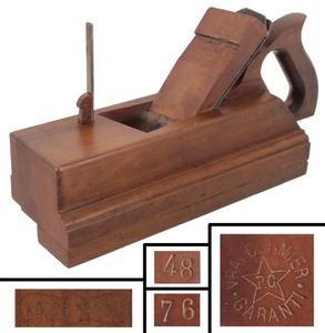 Goldenberg Et Cie, Zornhoff, Alsace, France: Solid Cormier Body Filletster Plane