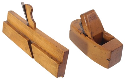 Unmarked: Two Diminutive B'woo Woodworking Planes