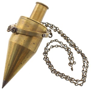Unmarked: Extra Clean Surveyor "Plummet" Plumb Bob