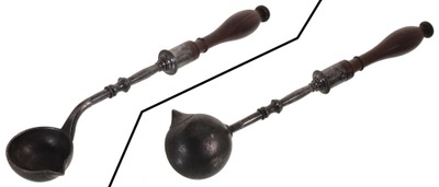 Unmarked: Fancy Rosewood Hdl. Ladle