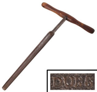 John Dubs, Hosansack Furnace, Pennsylvania: Early Hand Forged Tapered Reamer