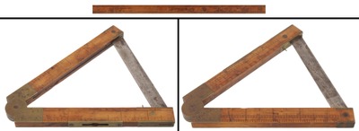 Stephens & Company, Riverton, Connecticut, No. 36: Rare Unbound Vers. Folding Rule