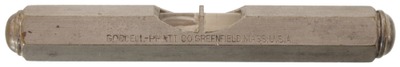 Goodell-Pratt Company, Greenfield, Massachusetts, No. 612: Extra Clean 3 1/2" Hexagonallevel