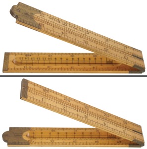 Stanley Rule & Level, No. 53 1/2: Extra Clean Early Architect's Folding Rule