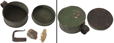Unmarked: Classic Early 19th C Tin Tinder Box