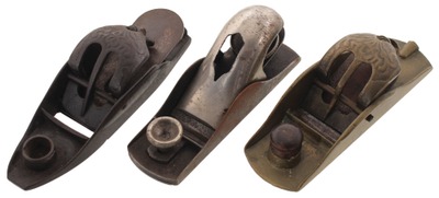 Assorted Makers: Three Early Type Block Planes