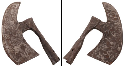 Unmarked: Early Curved Blade Axe Head