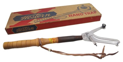 Winchester-Western Division of the Olin Chemical Company, New Haven, Connecticut, No. V1500A: Western "White Flyer" Hand Trap