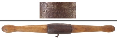 Samuel U. King, Windsor, Vermont: Early Patent Auger Handle