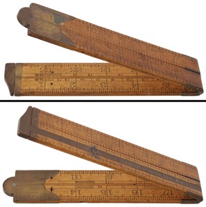 Stanley Rule & Level, No. 83 1/2: Two Foot/Four Fold Folding Rule