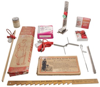 Assorted Makers: Collection Of Five Skirt Marking Tools