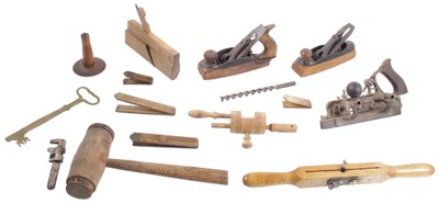 Assorted Makers: Lot Of Clean & Usabl Woodworking Tools