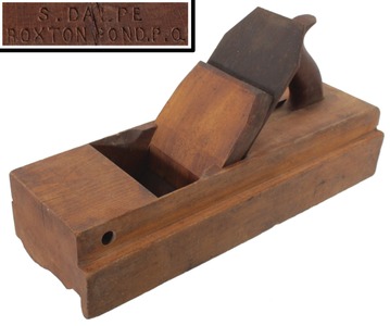 S. Dalpe, Roxton Pond, Quebec: Massive Fenced Ogee Crown Molding Plane