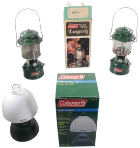 Coleman Lamp & Stove Company, Wichita, Kansas: Two Extra Clean Camping Lanterns