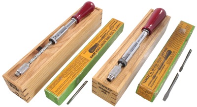 North Brothers Division of Stanley Tools, Philadelphia, Pennsylvania: Two Original Box Woodworking Tools