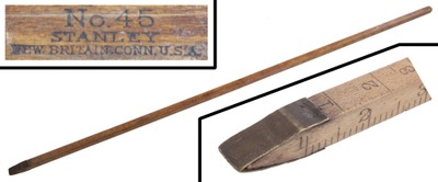 Stanley Rule & Level, No. 45: 36" Wantage Rod Rule