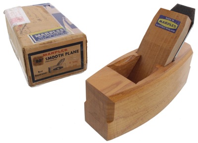 William Marples & Sons, Sheffield, England: Unused 1 1/4" Smooth Plane