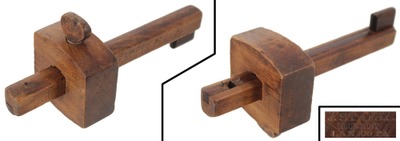 J. Stamm, Mt. Joy, Pennsylvania: Beech & Rosewood Marking Gauge