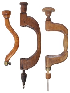 Assorted Makers: Three "Primitive" Wooden Braces