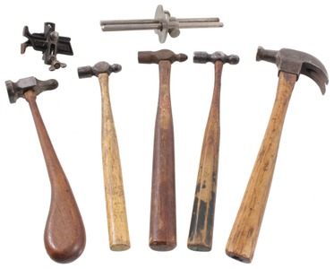 Assorted Makers: Lot Of Five Small Size Hammer