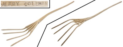 Coleman, Jerry/Chestertown, Md: Classic Old Style Split Hickory Fork