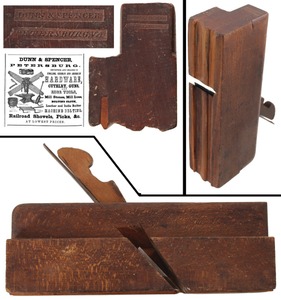 Dunn & Spencer, Petersburg, Virginia: Rare Va. Marked "complex "g Plane
